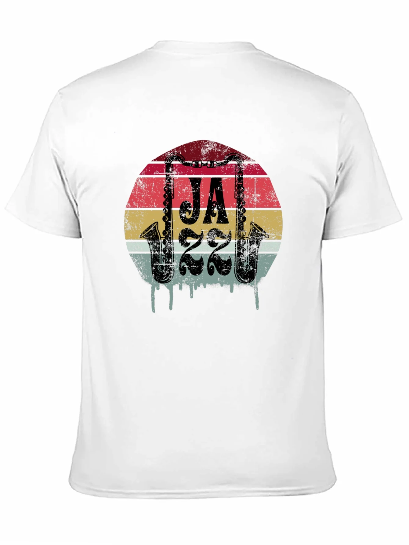Vintage Jazz Saxophone Graphic T-Shirt