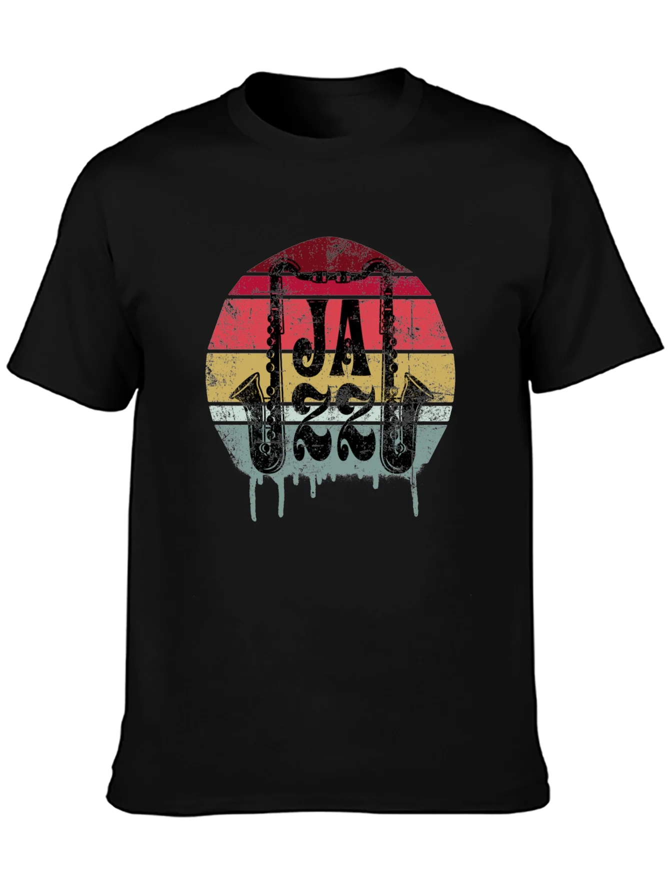 Vintage Jazz Saxophone Graphic T-Shirt