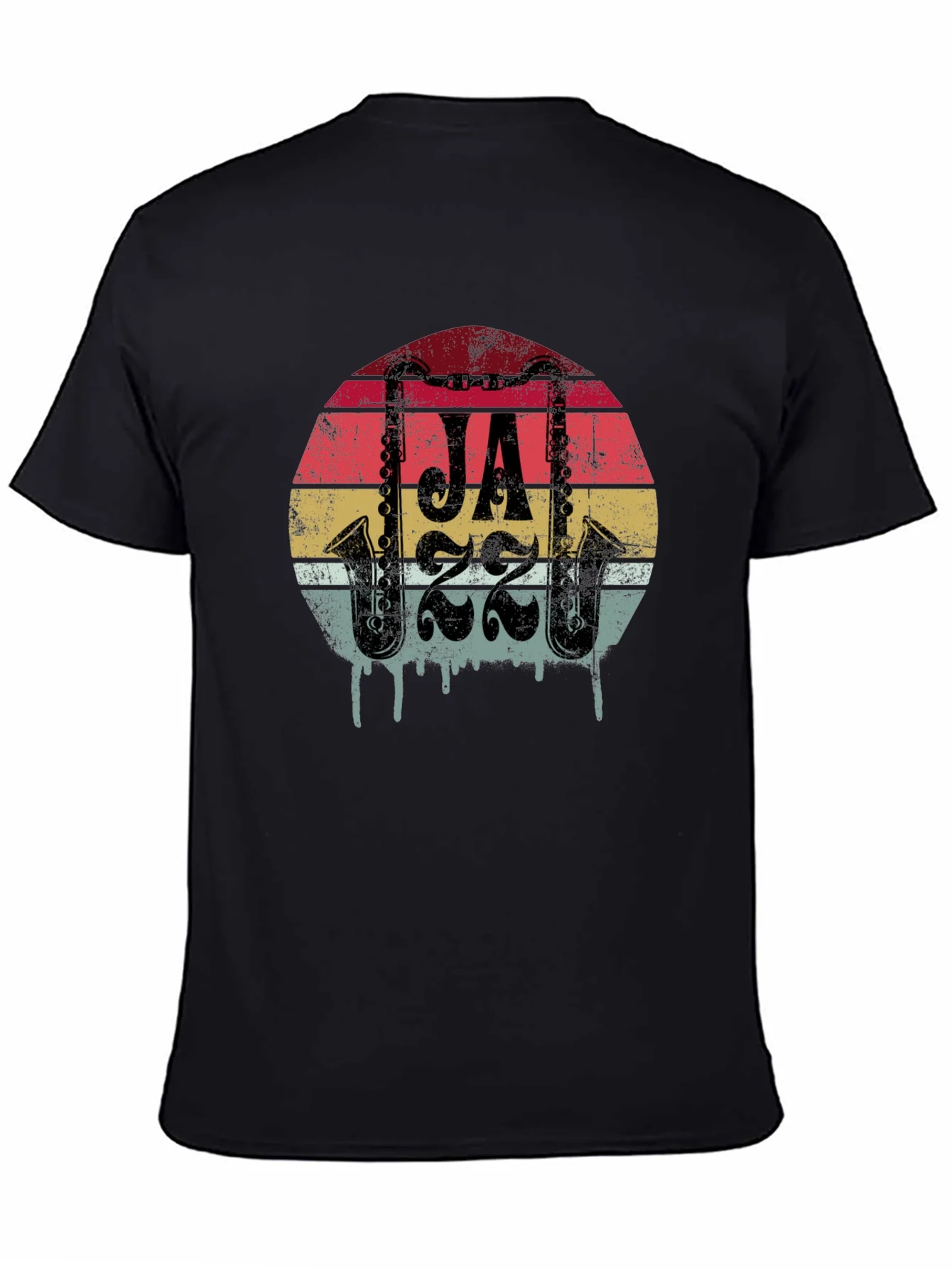 Vintage Jazz Saxophone Graphic T-Shirt